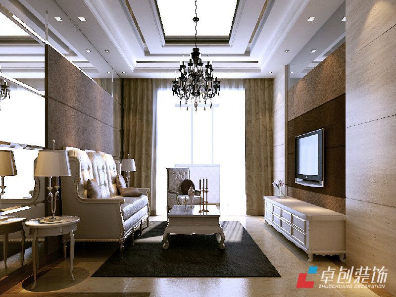 恒盛皇家花園-卓創(chuàng)家裝案例