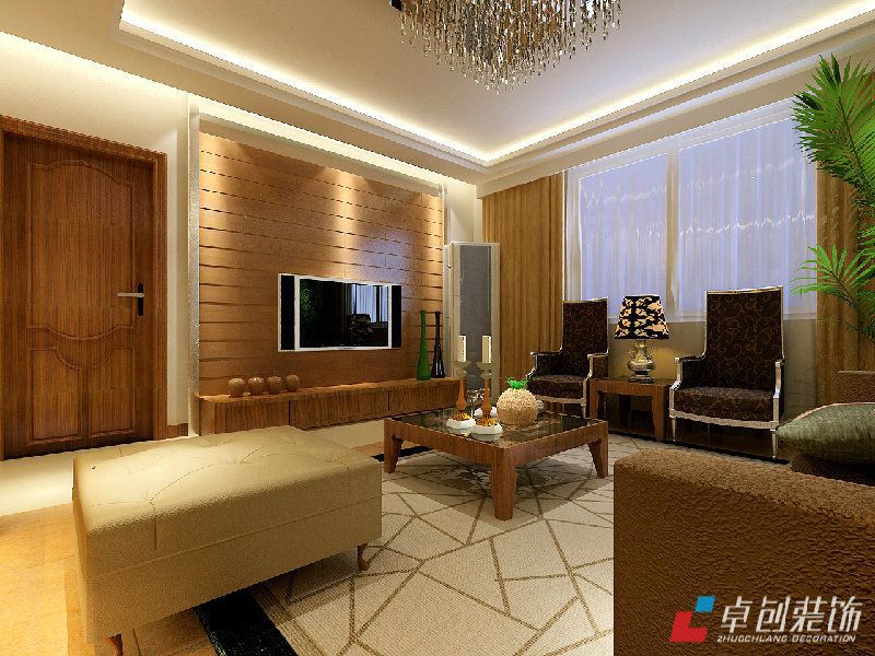 綠地濱湖國際花都-卓創(chuàng)家裝案例