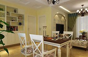 濱湖樹蔭苑田園風格裝修案例-卓創(chuàng)家裝案例