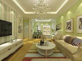 合肥頤和家園二手房裝修設(shè)計案例-卓創(chuàng)家裝案例