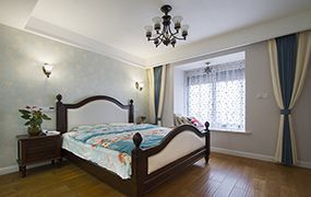 禹州翡翠湖郡119.45平田園混搭風(fēng)格婚房裝修設(shè)計案例-卓創(chuàng)家裝案例