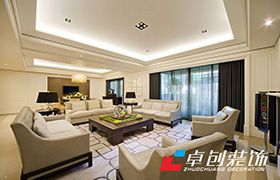 保利東郡簡約風(fēng)設(shè)計案例-卓創(chuàng)家裝案例