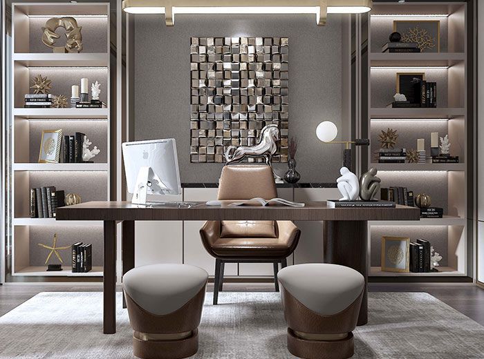 合肥裝修公司：如何裝修一個高貴優(yōu)雅的書房？