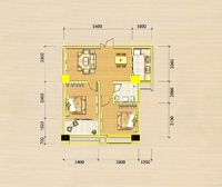 合肥裝飾公司星期八公社小區(qū)戶型平面設(shè)計(jì)方案效果圖