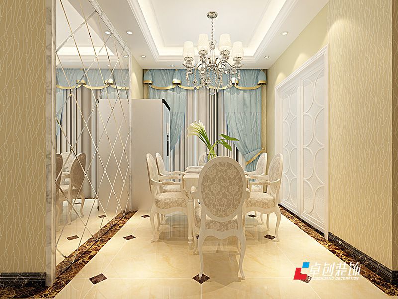 御景前城餐廳效果圖