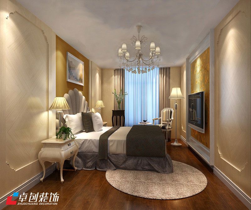 文一名門御府90㎡后歐式風格裝修設計餐廳效果圖，合肥裝修公司，合肥裝飾公司