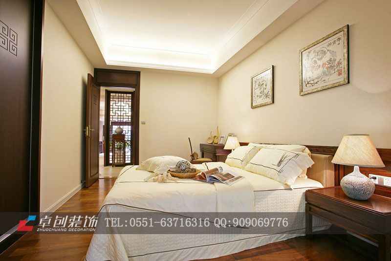 保利拉菲公館103㎡--中式風(fēng)格裝修設(shè)計(jì)餐廳效果圖，合肥裝修公司，合肥裝飾公司