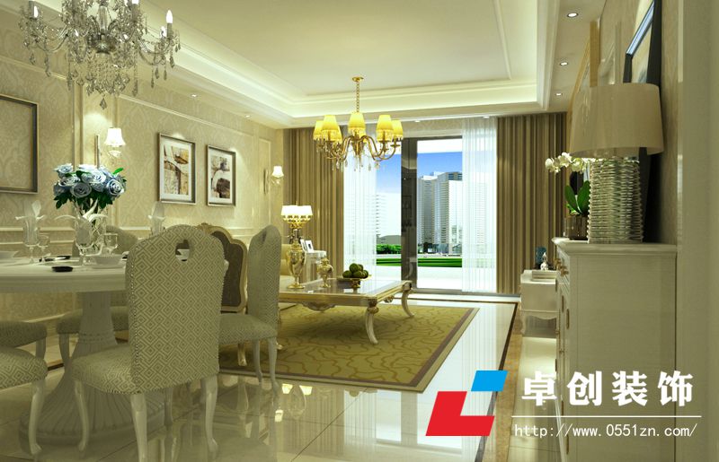 合肥裝修公司綠城玫瑰園裝修設計案例