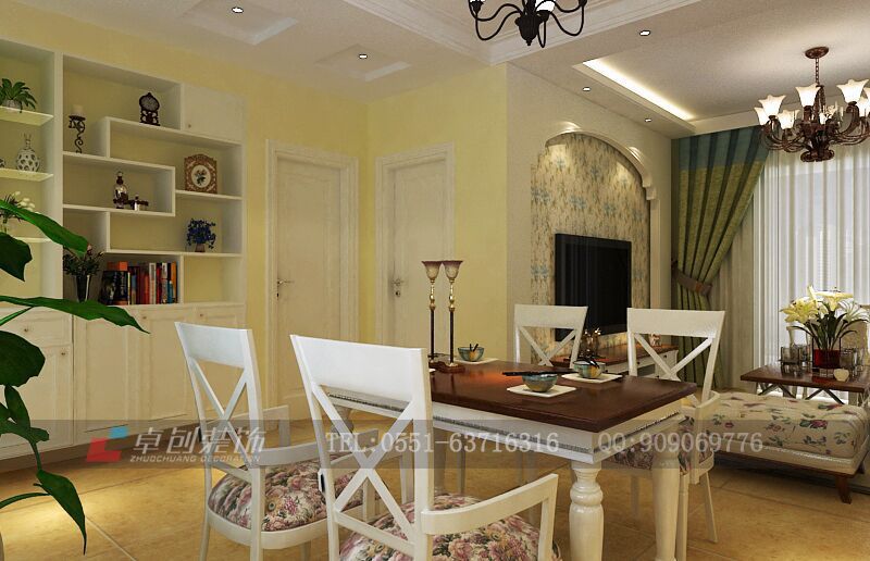 田園裝修風(fēng)格效果圖0551-63716316