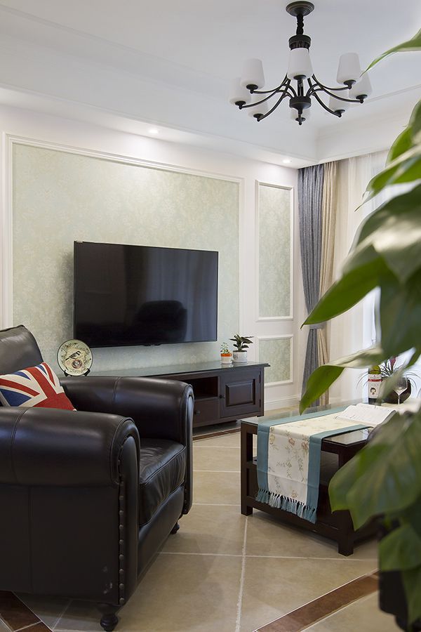 禹州翡翠湖郡119.45平田園混搭風格婚房裝修設(shè)計案例