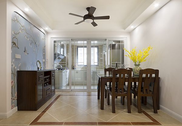 禹州翡翠湖郡119.45平田園混搭風格婚房裝修設(shè)計案例