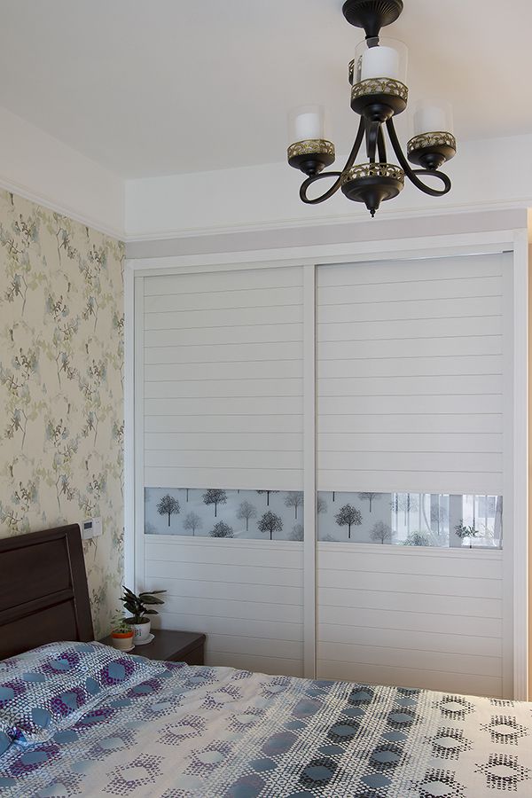 禹州翡翠湖郡119.45平田園混搭風格婚房裝修設(shè)計案例