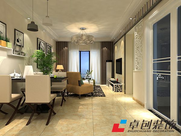 琥珀瑞安家園現(xiàn)代簡約裝修案例