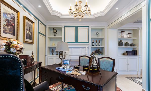 浪漫的法式風格裝修設(shè)計案例-合肥卓創(chuàng)裝飾公司