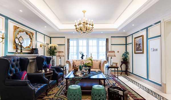 浪漫的法式風格裝修設(shè)計案例-合肥卓創(chuàng)裝飾公司